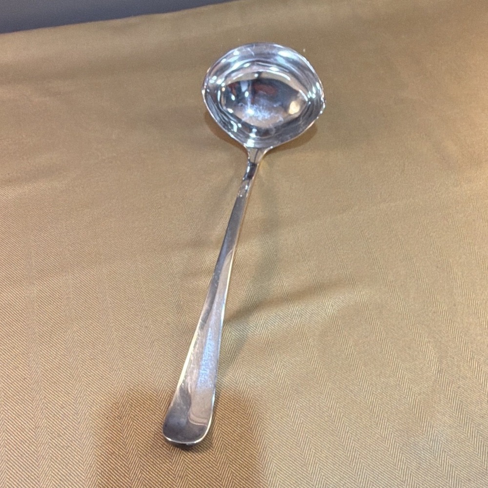 Silver plated Modern Marked G shamrock 4 8 heavily plated